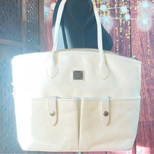 Dooney & Bourke Ivory Crescent Tote Bag